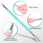Easkep Cuticle Trimmer with Cuticle Pusher, Cuticle Remover Professional Stainless Steel Cuticle Cutter Nippers Rainbow Sharp Durable Pedicure Manicure Tools for Fingernails and Toenails - Image 5